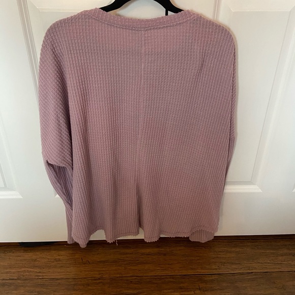 Urban Outfitters Thermal Button-Front Top - Picture 2 of 3